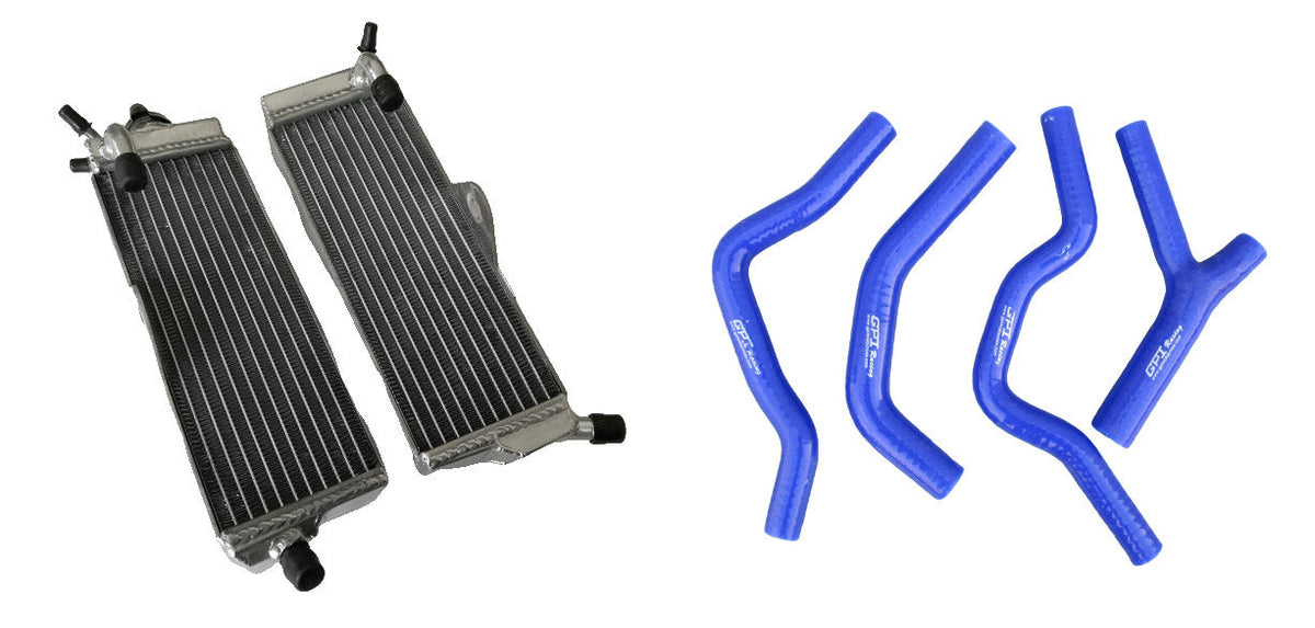 GPI Aluminum Radiator & HOSE FOR 19851988 Honda CR500 CR500R CR 500