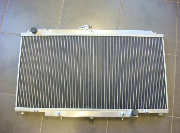 3 row aluminum radiator + shroud + fans for Nissan GU PATROL Y61 petro ...