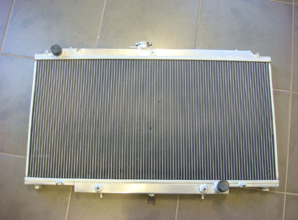 3 row  aluminum radiator + shroud + fans for Nissan GU PATROL Y61 petrol 4.5L 97- AT/MT