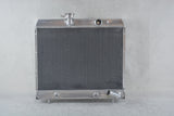 FIT Jaguar 4.2L XKE E-Type Series 2 1969-1971 1970 aluminum radiator 52mm