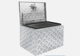 Aluminum Heavy Duty Trailer Rvs Pickup Tongue Tool Box 24" X 18" X 16" Silver