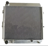 Aluminum Radiator For Toyota Land Cruiser LJ70/71/73/77/78 2LTE 2.4TD AT 90-1993