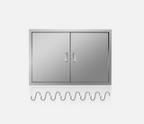 990 x 660 x45 MM Outdoor kitchen door Stainless steel material For Grilling Station