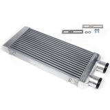 Universal FMIC Intercooler 600x300x76mm DUAL TWIN PASS 3" 76mm