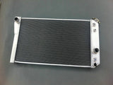 FOR 3 rows aluminum radiator for Chevy S10 (W/ V8 Conversion) 1983-2004+2X FANS