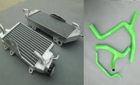 L&R For KAWASAKI KXF450 KX450F 2010 2011 2012 2013 2014 Aluminum Radiator+hose