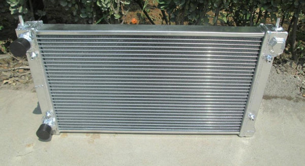 Aluminum radiator for VW GOLF MK1/2 MK1 MK2 1.6 1.8 8V Manual and 2 X FANS