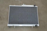 52mm aluminum radiator + 2xfans for NISSAN SKYLINE R33 R34 GTR GTS-T GTST RB25DET