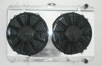 NEW FOR 52MM Nissan SILVIA S13 CA18DET CA18 aluminum radiator+shroud+fans