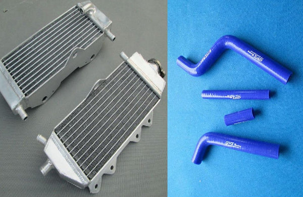 L&R aluminum radiator & hose for Yamaha YZ125 2005-2014 2006 2007 2008 09
