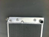 aluminum radiator 73-80 chevy small block SBC BEL AIR/IMPALA l6/V8 and 2x fans