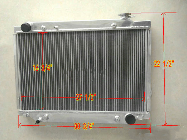 Aluminum Radiator For Landcruiser FJ80R FZJ80R 4.5 1FZFE LEXUS LX450 1990-1998 AT 1990 1991 1992 1993 1994 1995 1996 1997 1998
