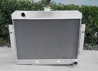 3 ROW Aluminum Radiator & fans For 1972-1986 Jeep CJ GM Chevy Config Conversion 1973 1974 1975 1976 1977 1978 1979 1980 1981 1982 1983 1984 1985