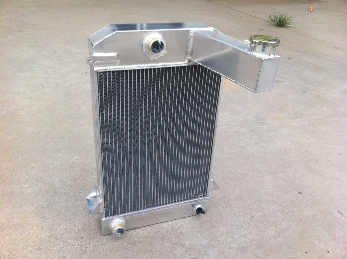 64mm 3 ROW ALUMINUM ALLOY RADIATOR + FAN TRIUMPH TR2/TR3/TR3A/TR3B MT ...