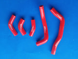 5 PCS silicone radiator hose  FOR 2006-2008 HONDA CRF450R CRF 450 R  2006 2007 2008 red