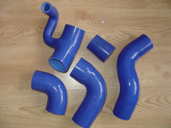 Blue silicone turbo hose for Volvo 850 T-5/T-5R 1993-1997;S70/V70 T5 1996-2000
