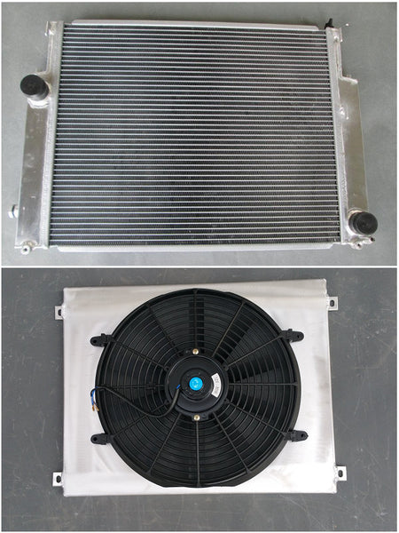 Aluminum radiator & shroud & fan for BMW E36 M3 Z3 325TD 320 323 328 manual