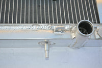 52mm Aluminum rdiator&shroud&fans for Nissan Skyline R33 R34 GTR GTST RB25DET MT