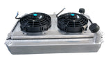 Aluminum radiator + shroud + fans for 1979-1985 Mazda RX7 SA/FB S1 S2 S3 12A/13B 1979 1980 1981 1982 1983 1984 1985