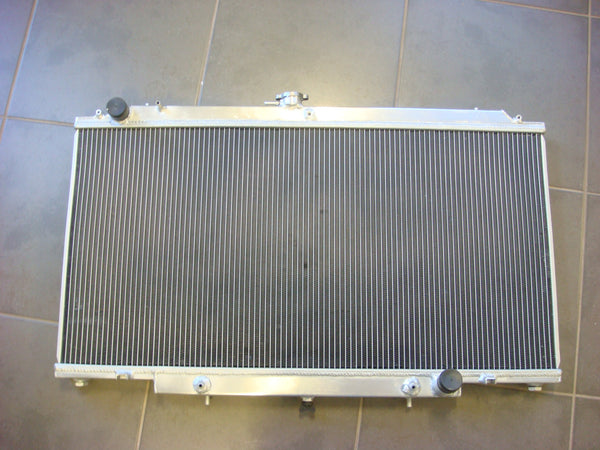aluminum radiator + shroud + fans for Nissan GU PATROL Y61 petrol 4.5L 97- AT/MT