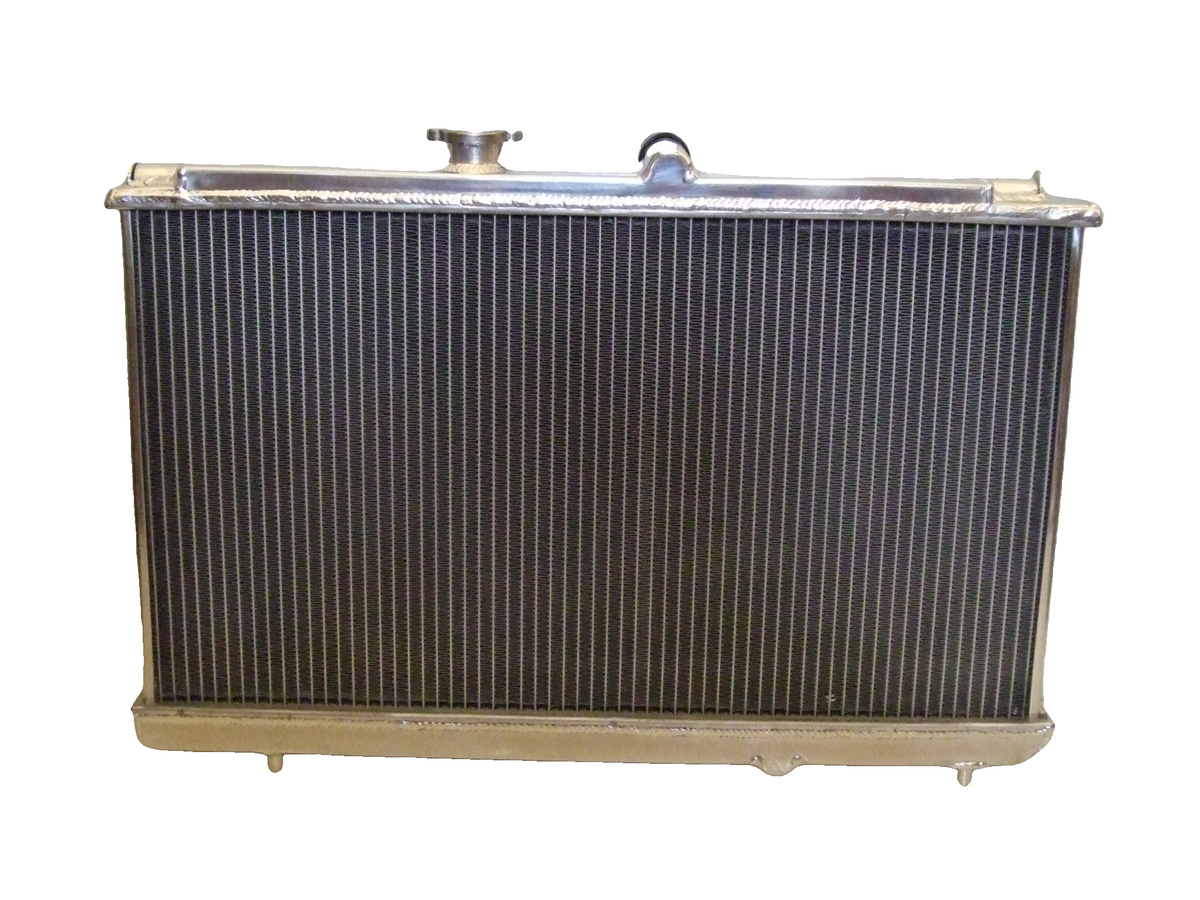 aluminum radiator + fan fit TOYOTA COROLLA AE100 AE101 4A-FE 1.6L 7A-F ...