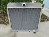 high quality aluminum radiator for 1955-57 CHEVY NOMAD BEL-AIR V8 style engine