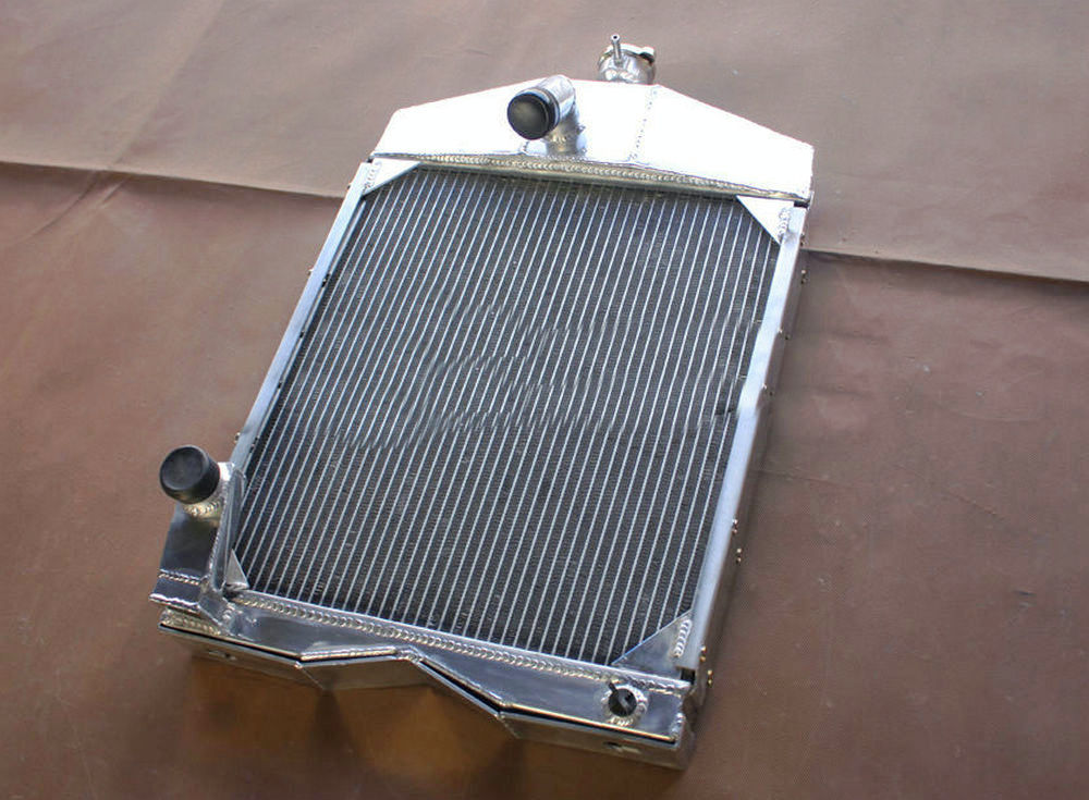 4 ROW Aluminum Radiator For Ford Tractor 8N8005 2N 8N 9N With Cap ...