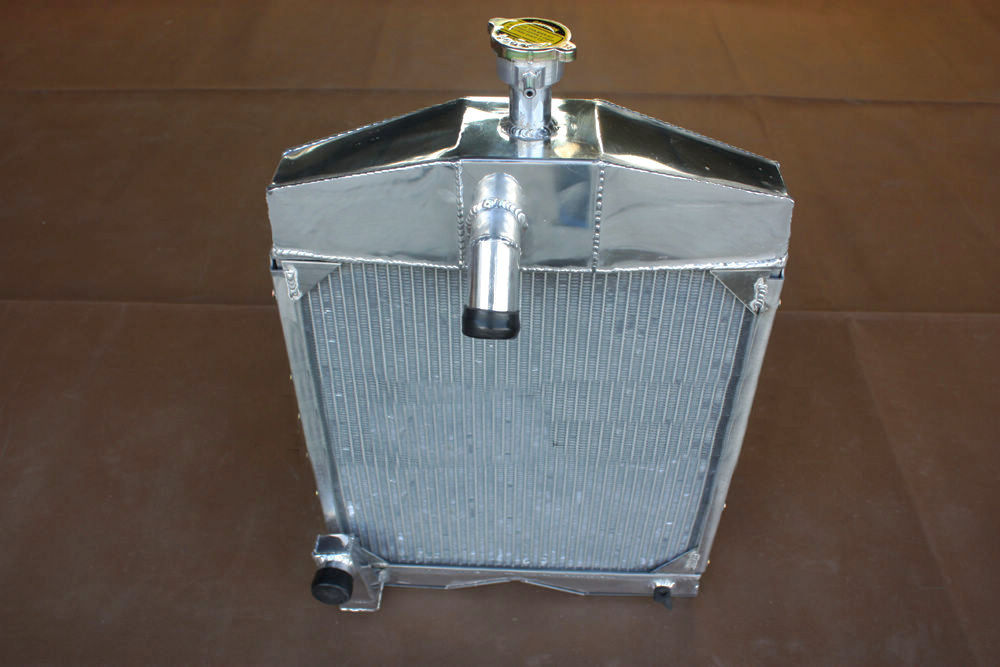 4 ROW Aluminum Radiator For Ford Tractor 8N8005 2N 8N 9N With Cap ...