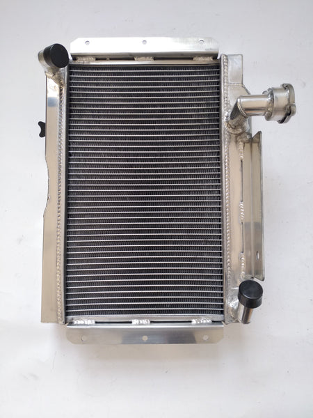 5 ROW Aluminum Radiator & fan for ROVER MG A MGA 1500 1600 Twin Cam Mark II DeLuxe 1622 cc MT 1955-1962 1.5/1.6L I4 58 59 60 61