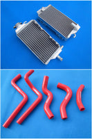 Aluminum/alloy radiator+ hose FOR 2000-2001 Honda CR125/CR 125 R 2-stroke 2000 2001