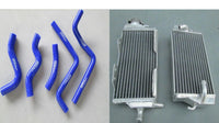 L&R Aluminum radiatorand hose for Honda CR125 CR125R 2 STROKE 2000 2001 BLUE