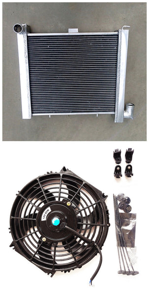 3 core aluminum radiator & fan for 1963-1972 CORVETTE C2 C3 5.3 5.4 5.7 6.5 7.0 7.4 V8  MT 1963 1964 1965 1966 1967 1968 1969 1970 1971 1972
