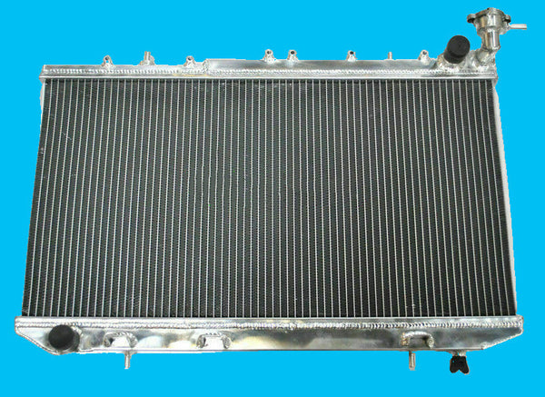 2 Rows Aluminum Radiator for 1990-1996 FOR Nissan Primera P10 1.6 2.0 MT With Cap 1990 1991 1992 1993 1994 1995 1996