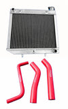 Aluminum radiator + hose FOR 2004-2009 Honda ATV TRX450R TRX 450   2004 2005 2006 2007 2008 2009 TRX 450 R TRX450